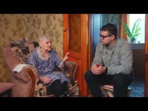 Анна Терентьевна Булавина об оккупации ст.Латная Семилукский район(полное видео)